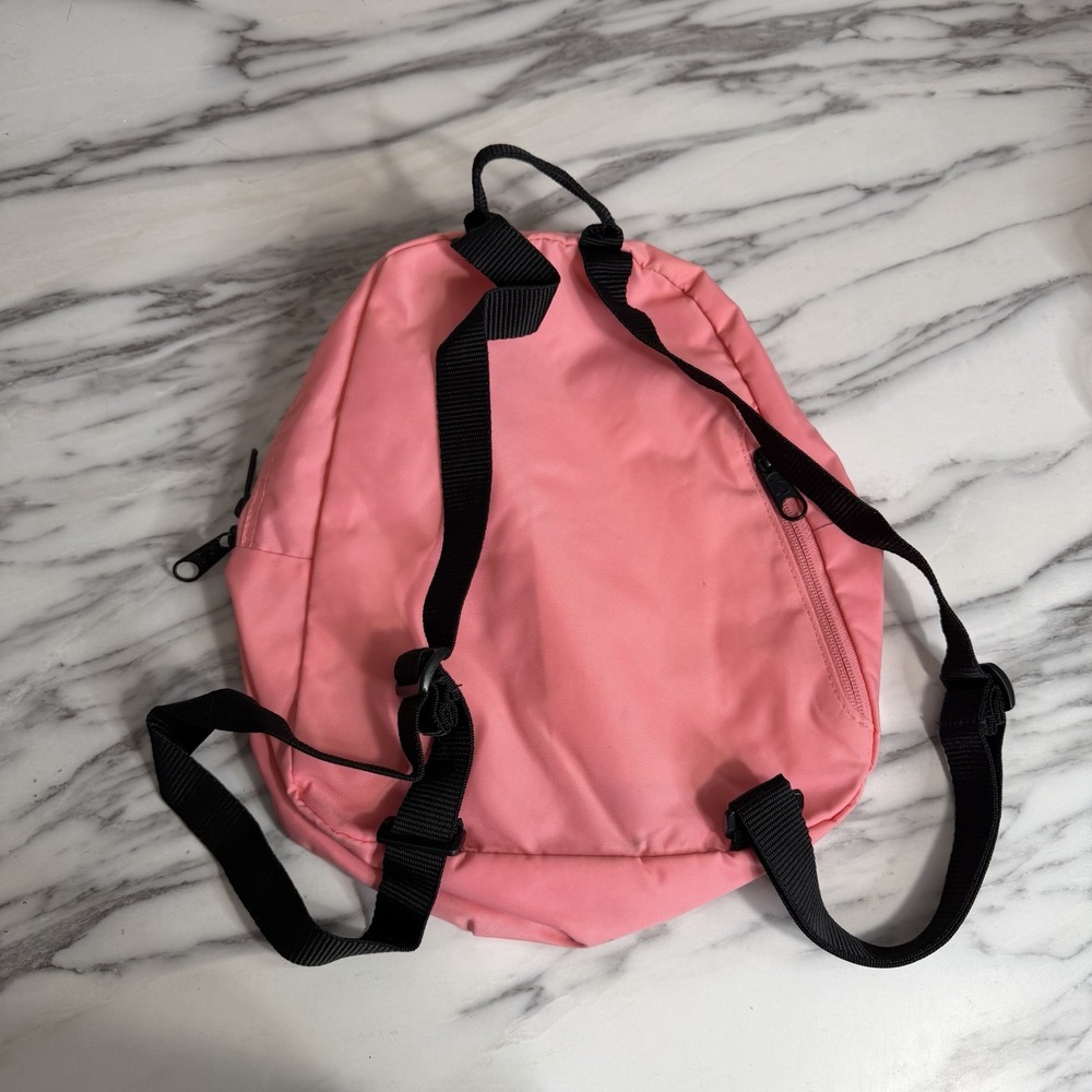 Jansport Mini Backpack Half Pint TR pink Pockets Zip Trail Outdoors - Picture 2 of 8